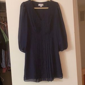 Navy Blue Babydoll Dress